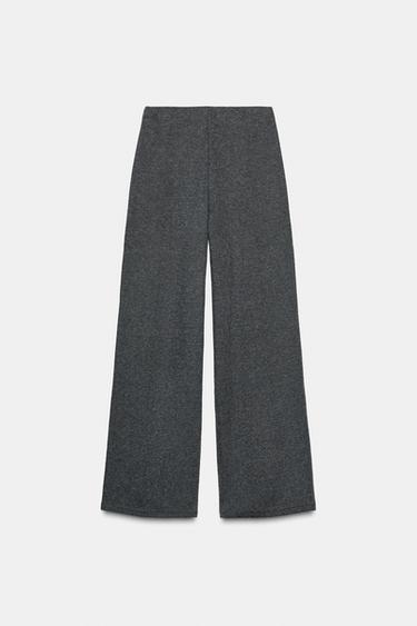 PANTALÓN SOFT NERVIO - Gris vigoré de Zara
