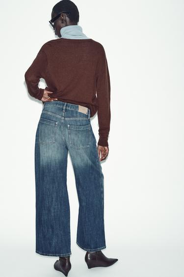 JEAN Z1975 DROIT TAILLE BASSE LONGUEUR MAXI - Bleu de Zara - Image 5