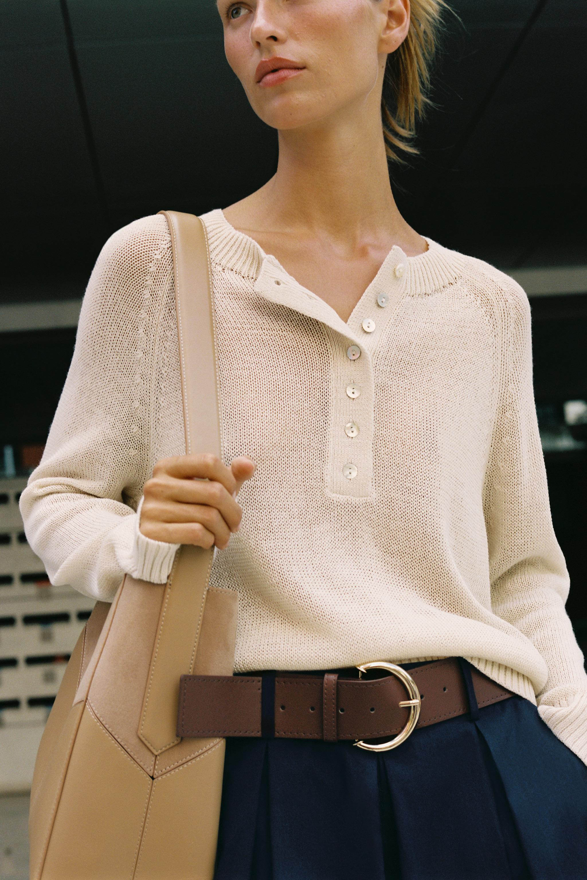 COMBINED SHOULDER BAG — SAND/BROWN