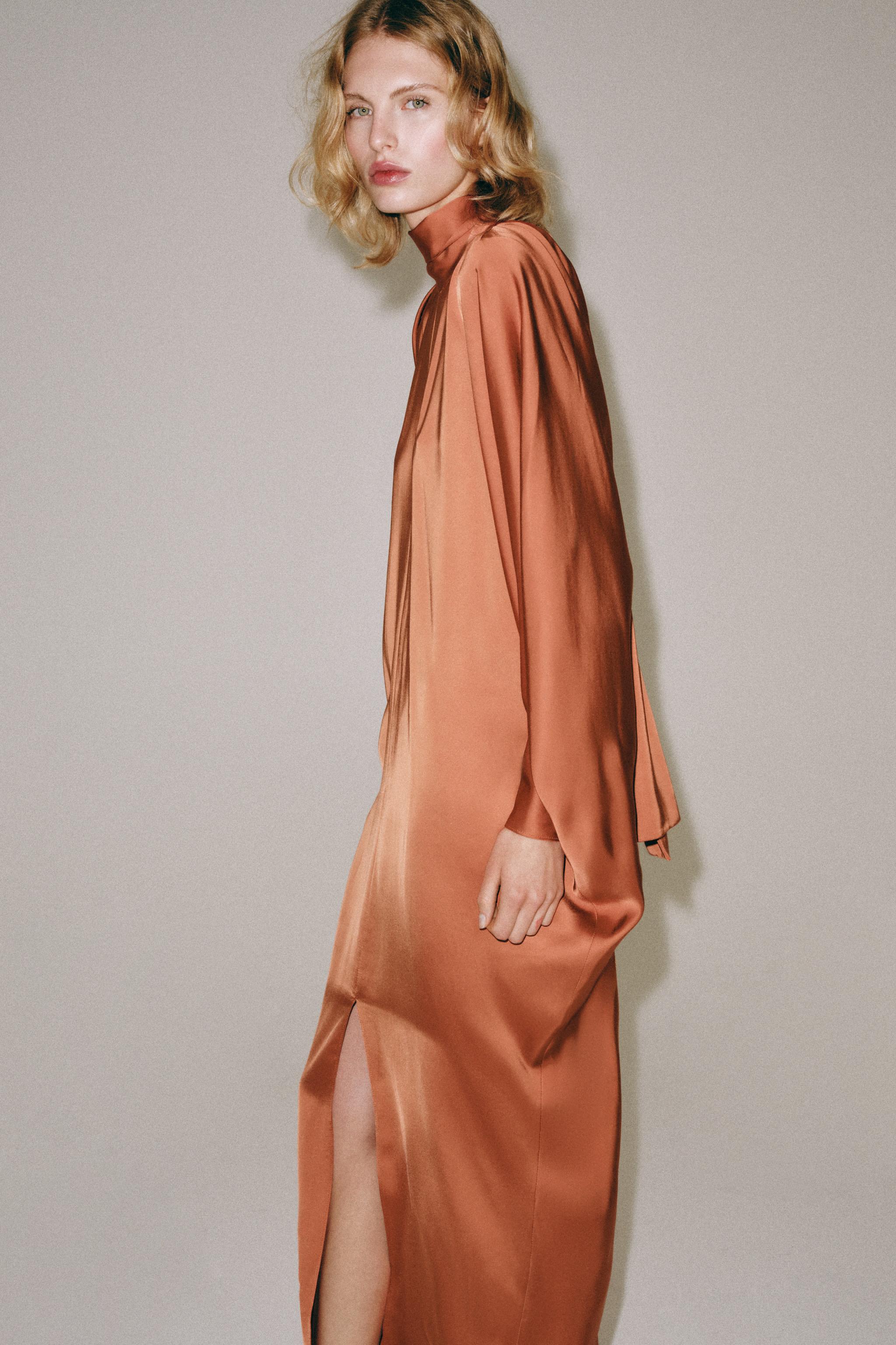 Женские платья Zara ZW COLLECTION TUNIC DRESS — фото 2