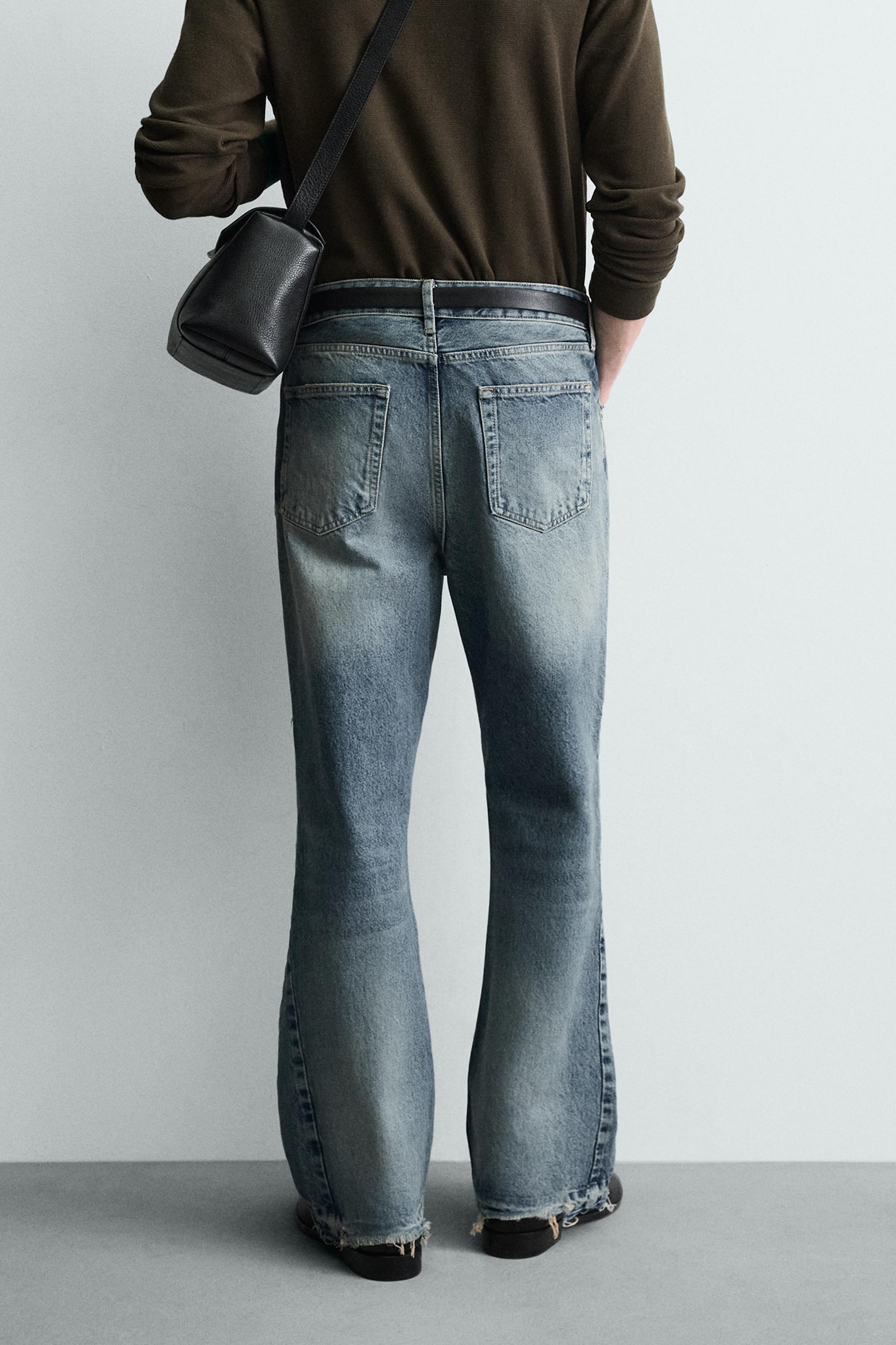 JEANS FLARE FIT DÉCHIRURES