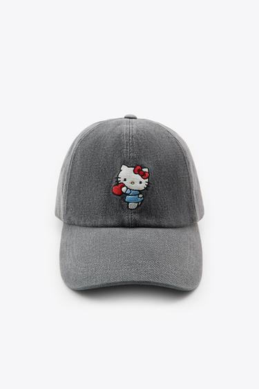 GORRA DENIM HELLO KITTY © 2025 SANRIO - Gris de Zara