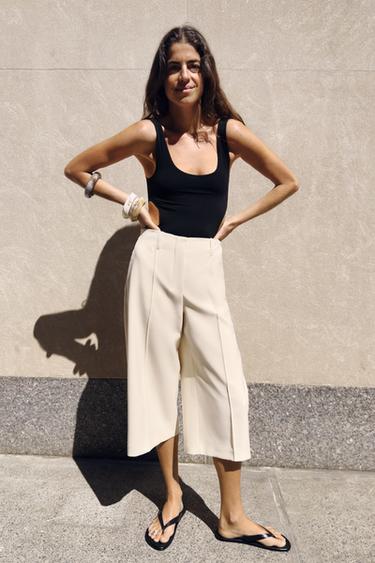 CUT-OUT BODYSUIT - Black by Zara