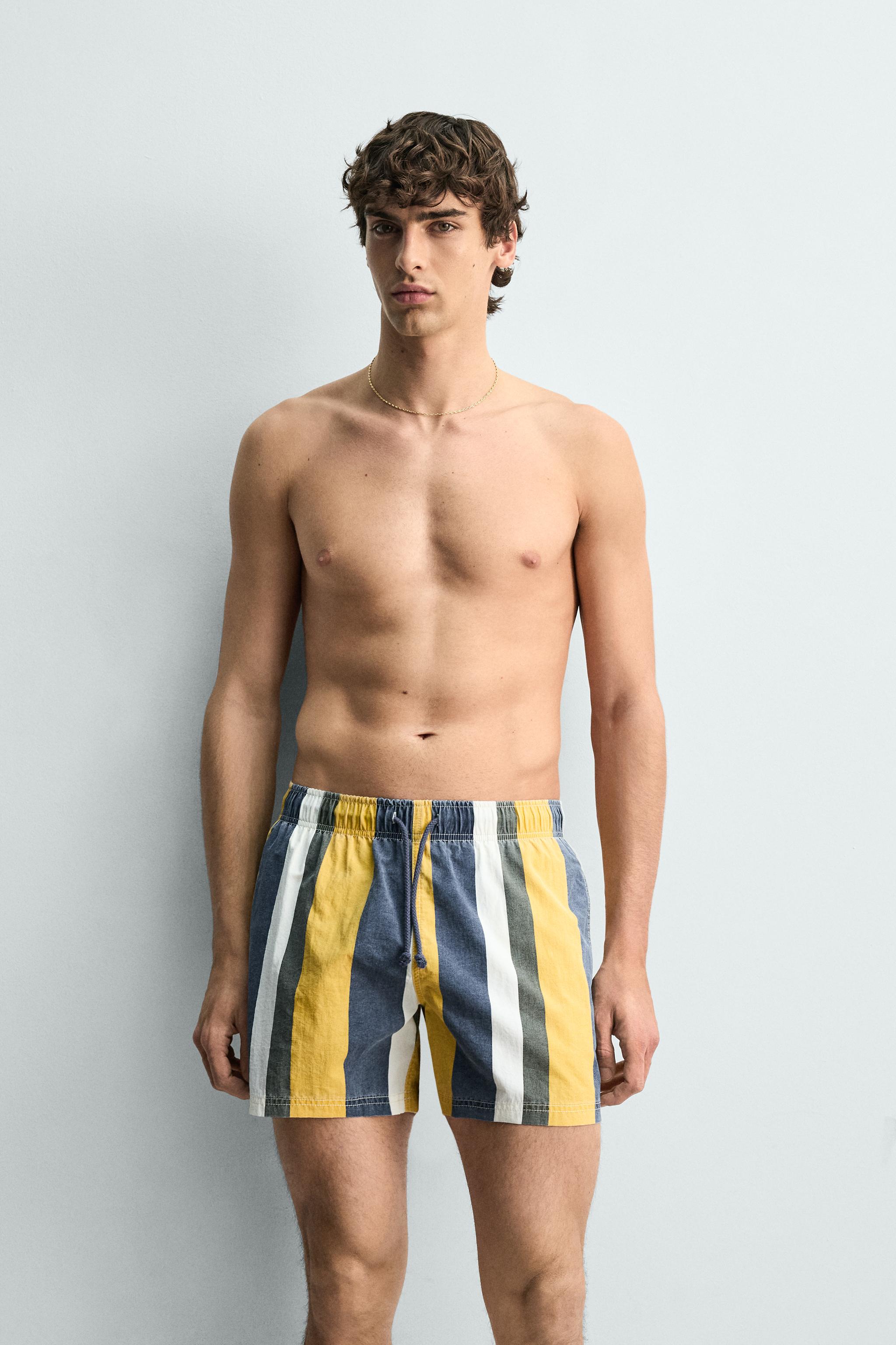 MAILLOT DE BAIN MI-RAYURES