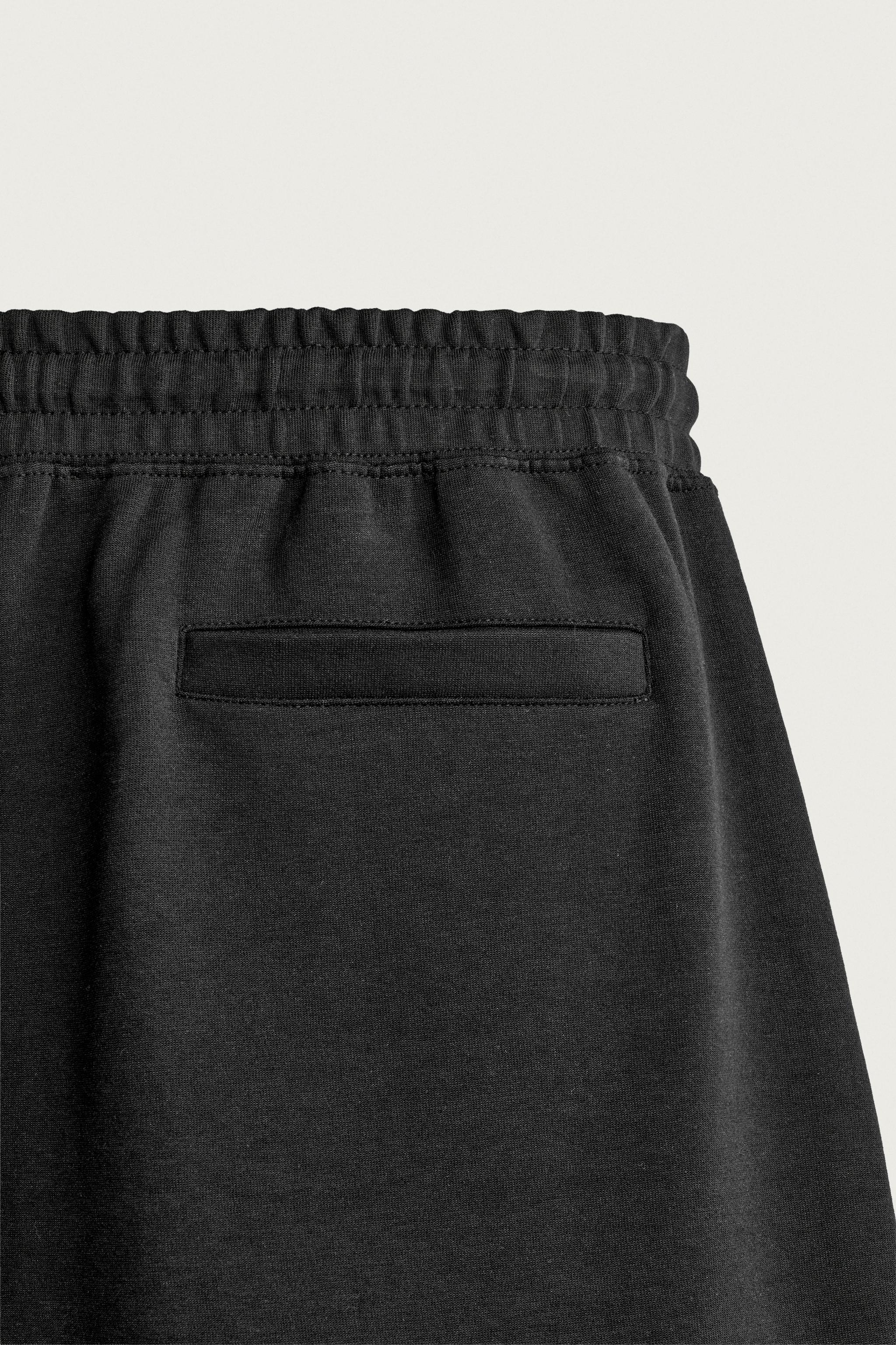 Мужские шорты Zara RELAXED FIT INTERLOCK TRACK SHORTS — фото 10