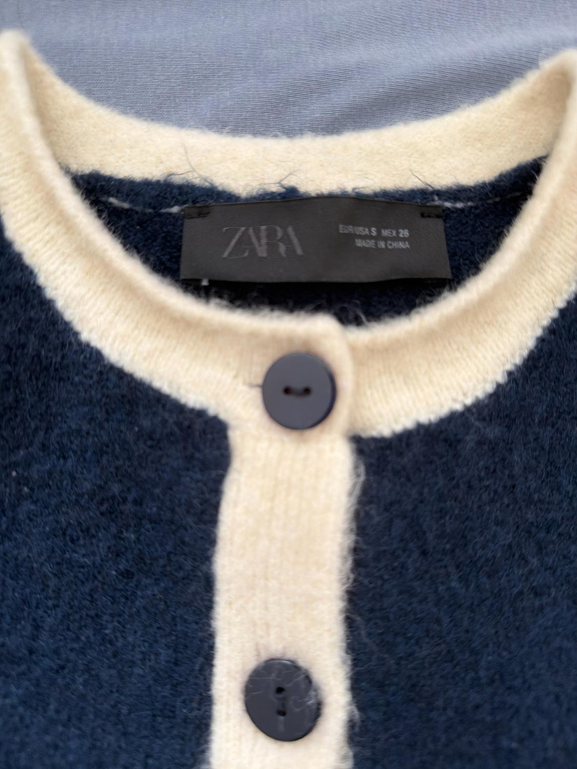 COLOUR BLOCK KNIT CARDIGAN - Image 2