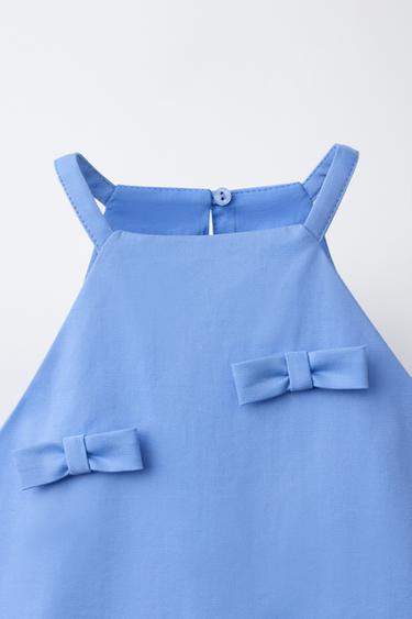 TOP WITH BOWS - Blue by Zara - Image 2
