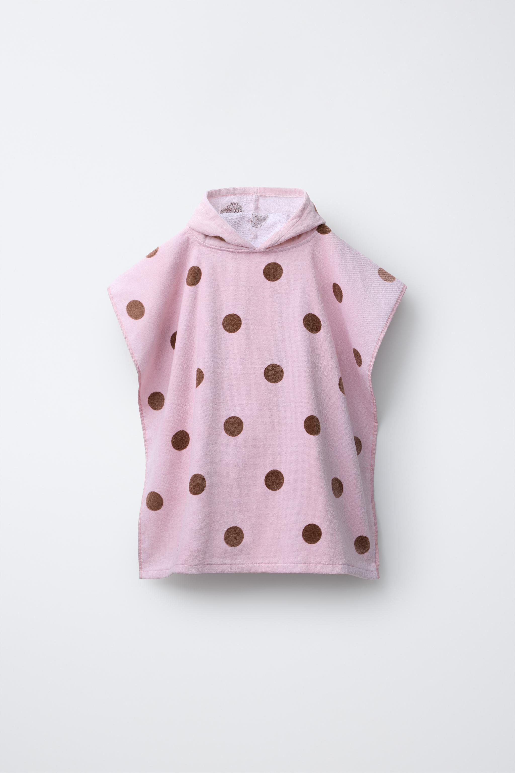 POLKA DOT TOWEL PONCHO