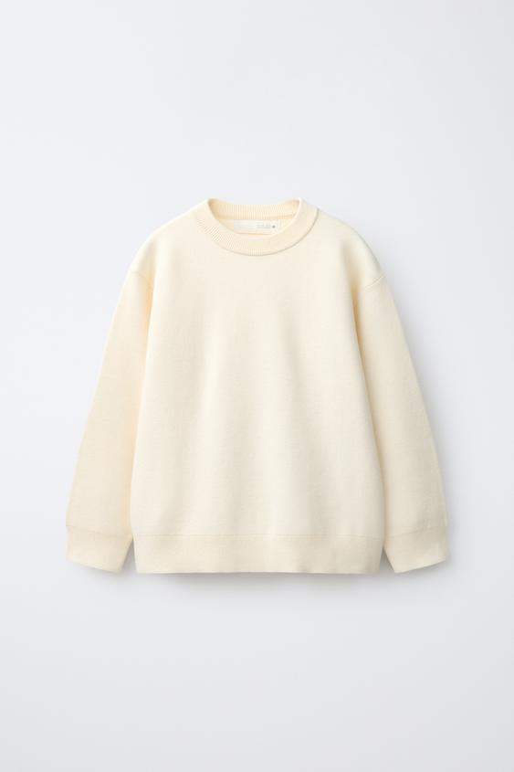 SOFT KNIT JUMPER - Ecru by Zara - Image 0