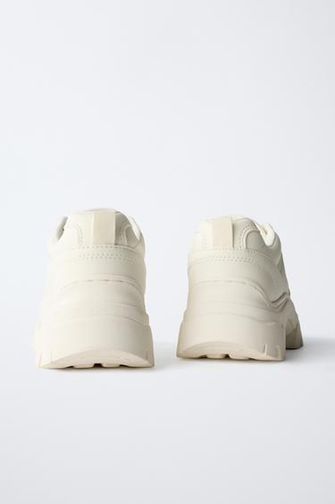 CHUNKY SOLE CHARM TRAINERS - White by Zara - Image 5