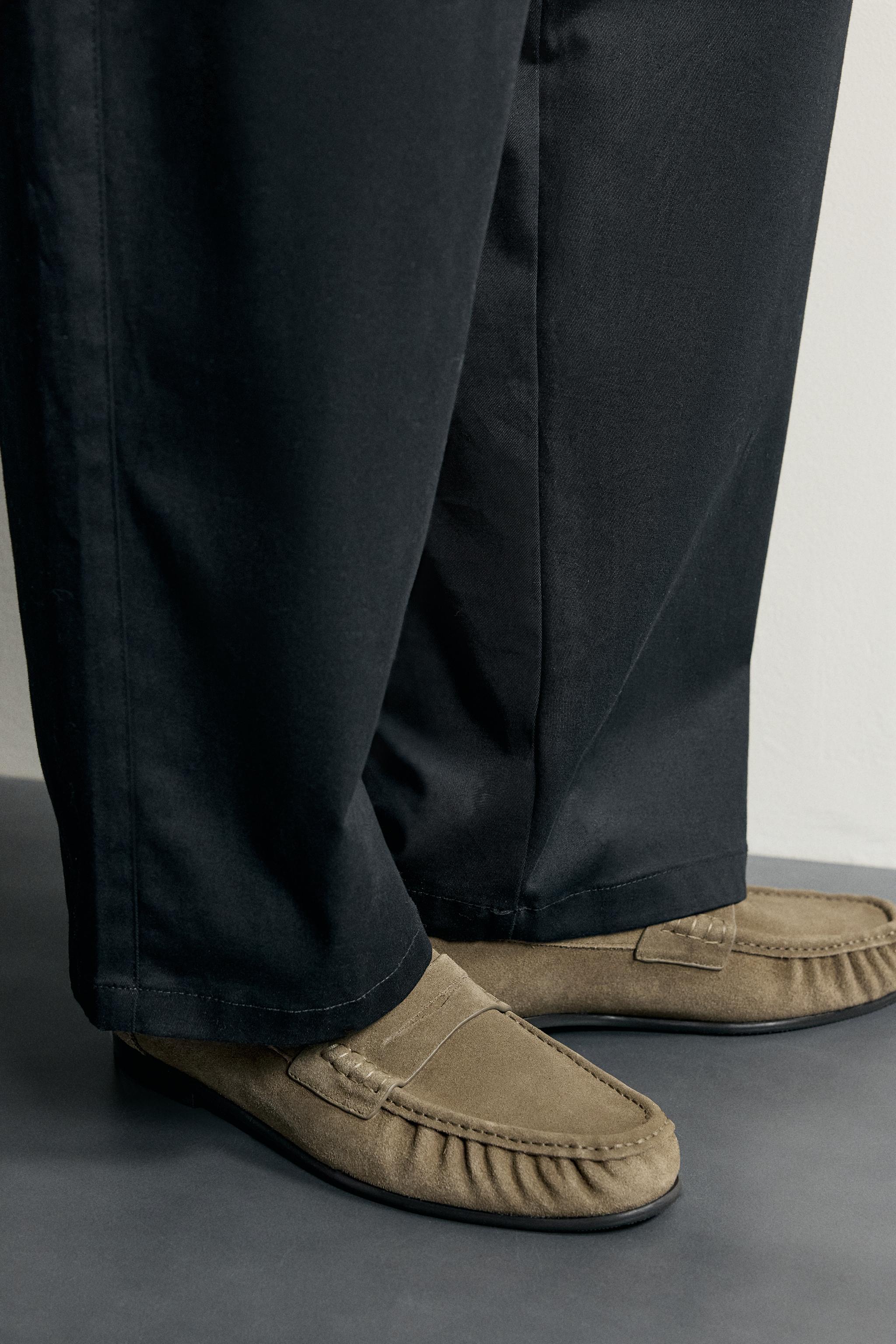 LEATHER PENNY LOAFERS