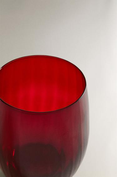 CRYSTALLINE CHRISTMAS TUMBLER WITH RAISED DESIGN - Red by Zara - Image 2
