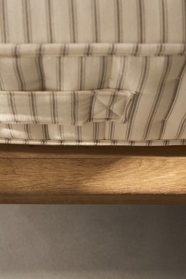 WOODEN BED FRAME - Light beige by Zara - Image 4