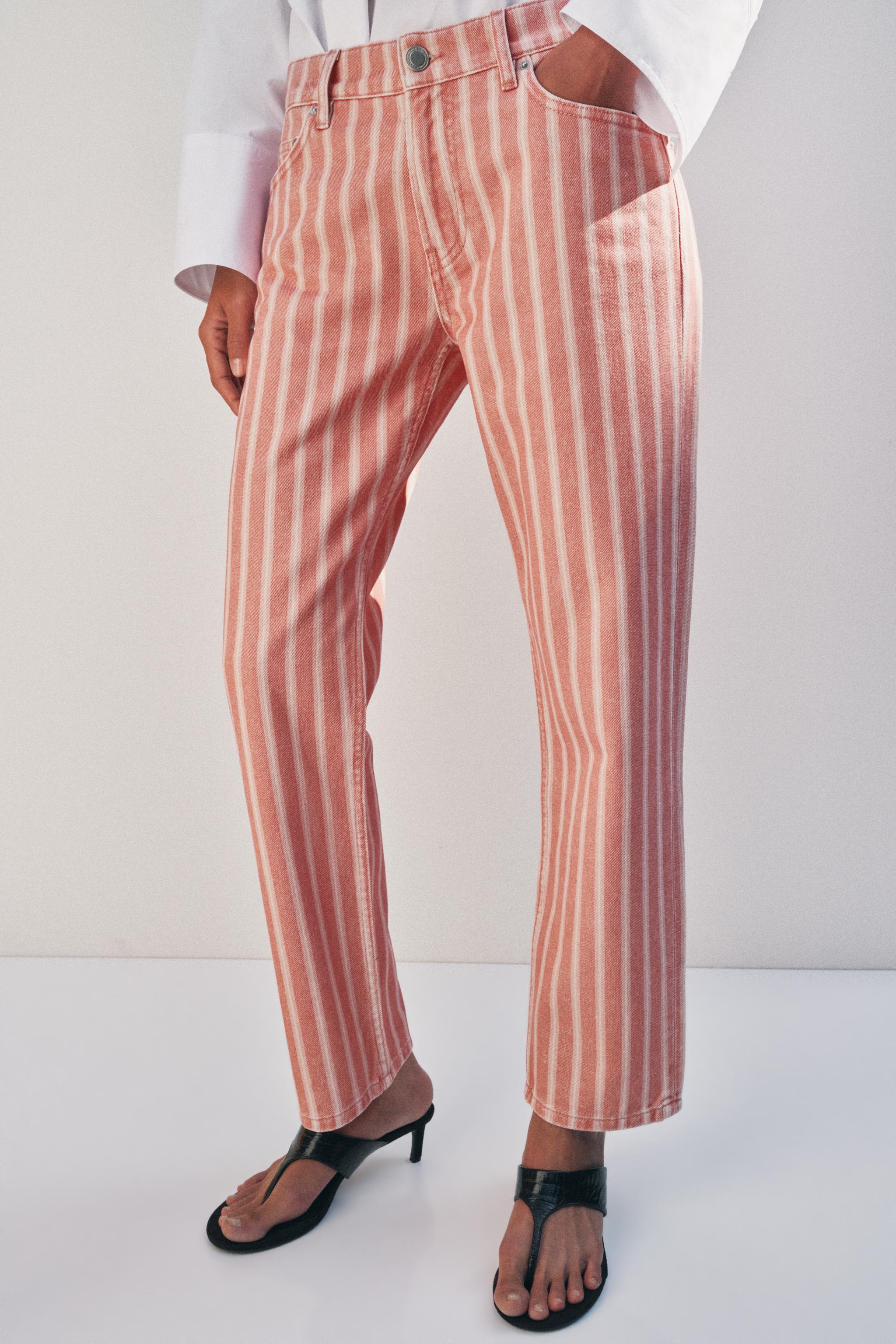 ZW COLLECTION ORTA BEL ÇİZGİLİ SLIM JEAN - Görsel 2