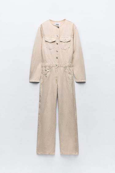 COMBINAISON LONGUE FLUIDE - Rose de Zara - Image 0