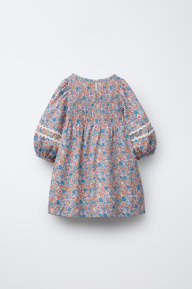 WAVY FLORAL DRESS - Multicoloured by Zara - Image 1