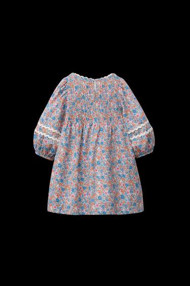 VESTIDO FLORES ONDULINA - Multicolor de Zara