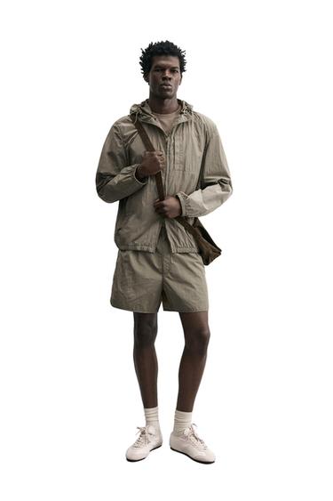 LIGHTWEIGHT TECHNICAL JACKET - Grey green by Zara