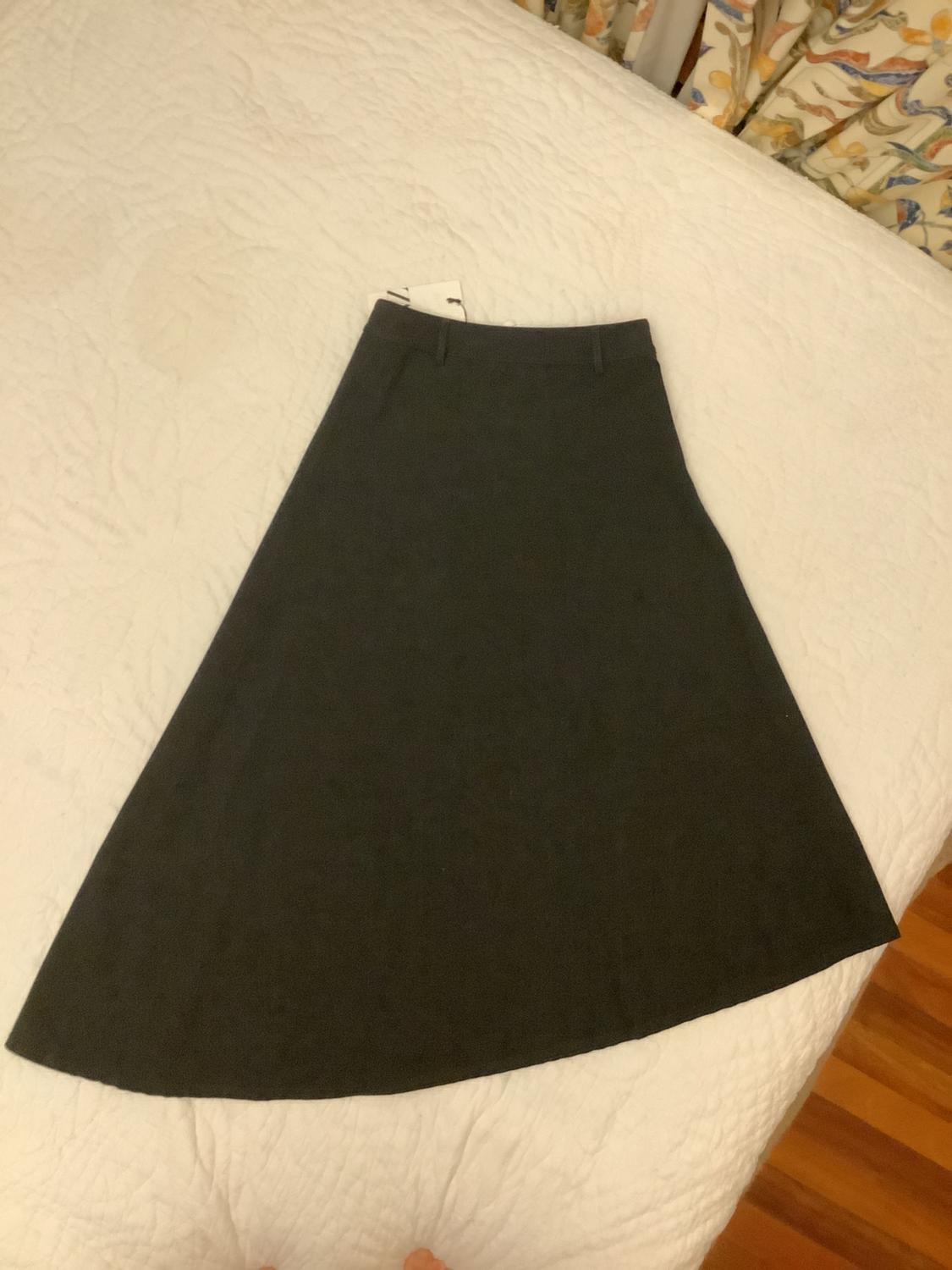 ZW COLLECTION ASYMMETRIC CAPE SKIRT - Image 2