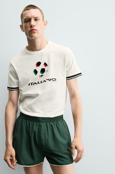 ITALY 90 FIFA WORLD CUP™ FIFA CLASSICS CONTRAST T-SHIRT - White by Zara - Image 4