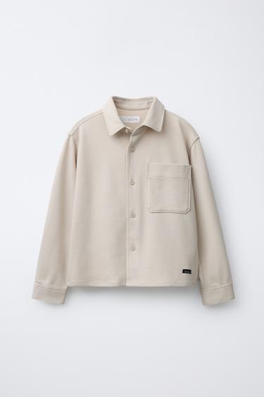 قميص مريح - خام وسط الخاص بـ Zara