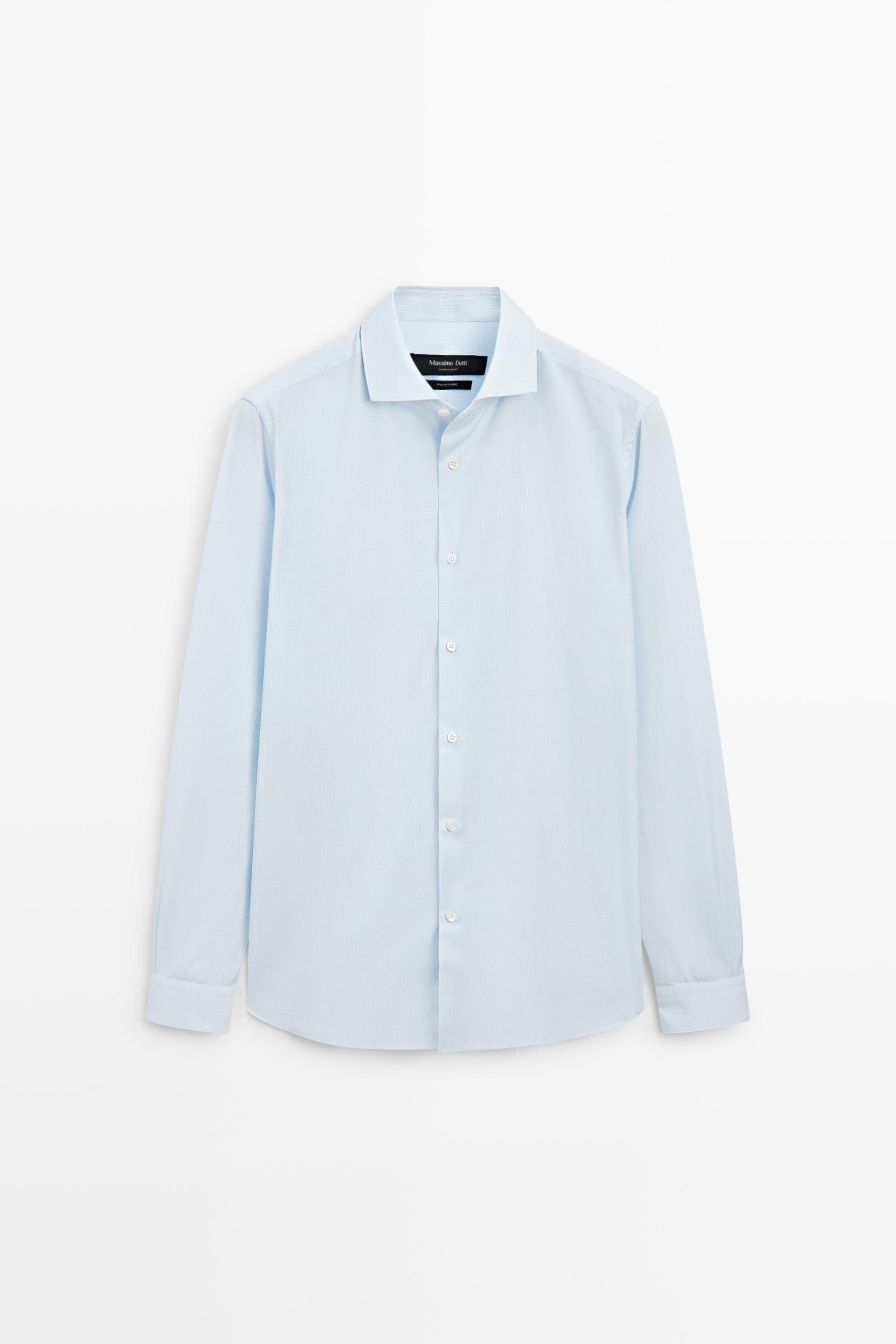 Chemise slim à carreaux vichy