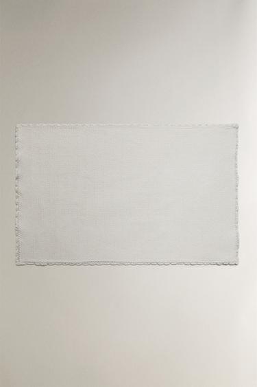 CROCHET BATH MAT - Ivory by Zara - Image 0
