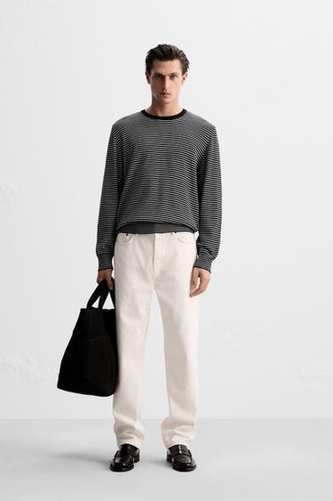 STRIPED JACQUARD SWEATER - striped by Zara - Image 0