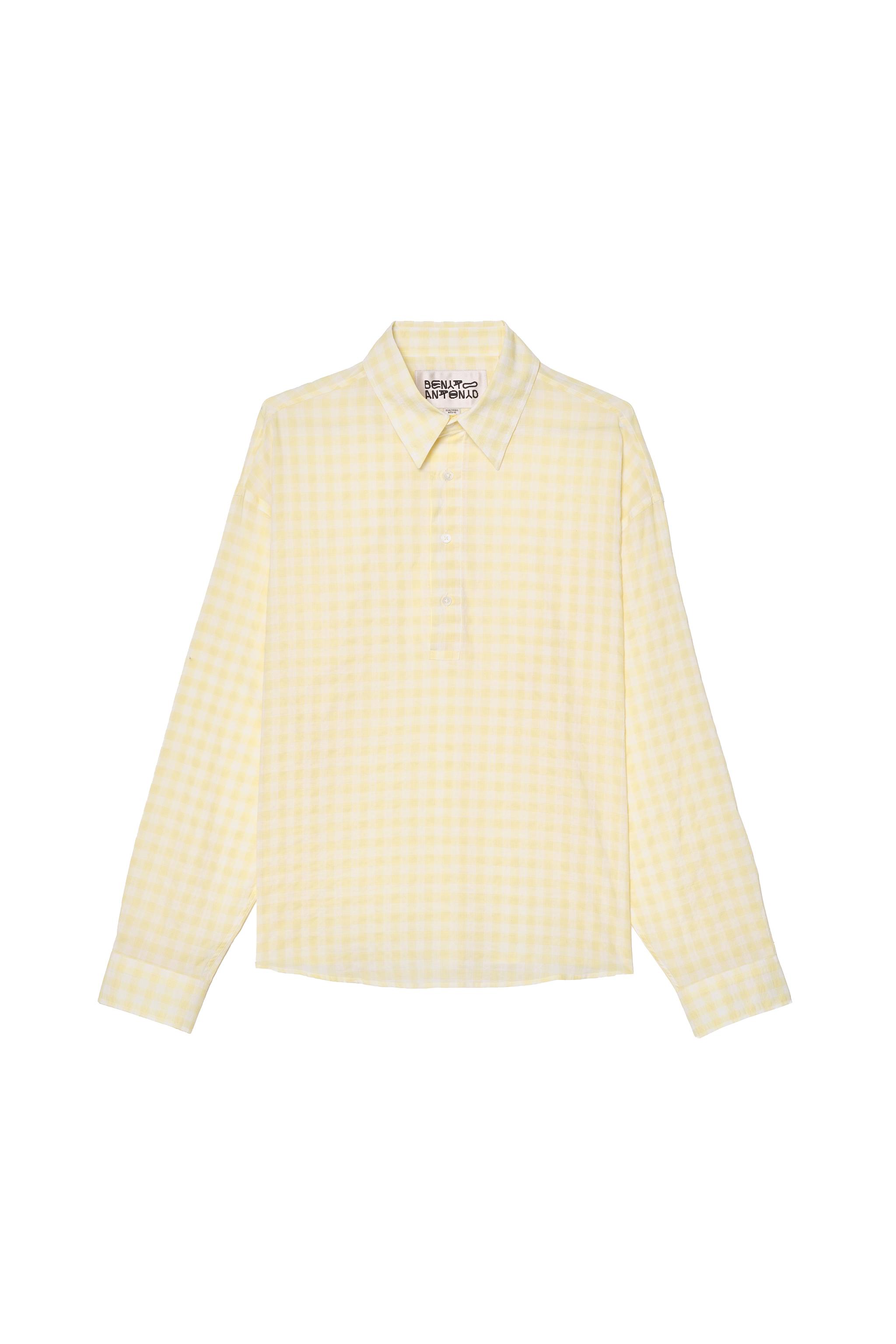 PLAID JACQUARD POLO SHIRT — Printed