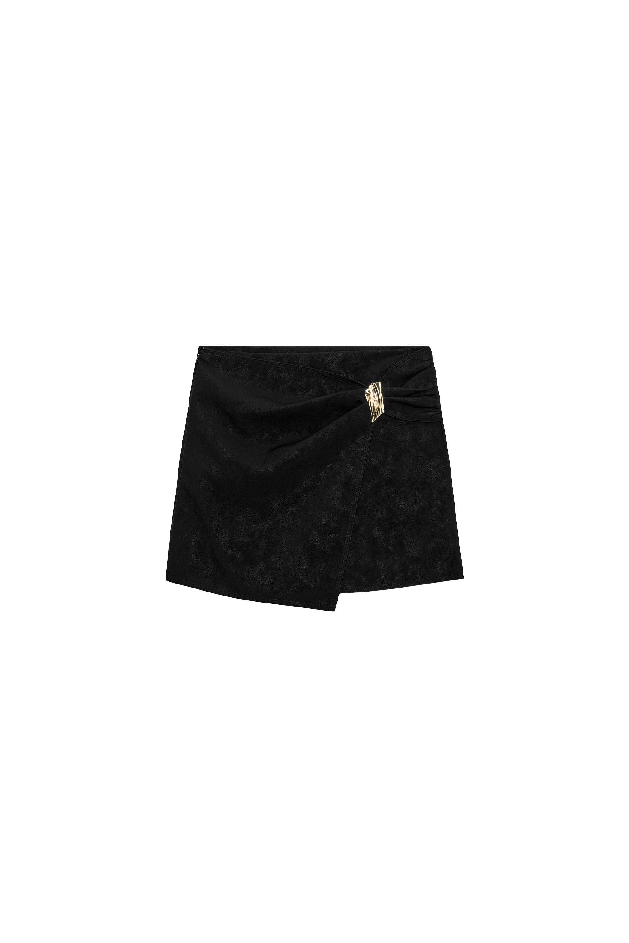 FALDA PANTALÓN EFECTO PIEL