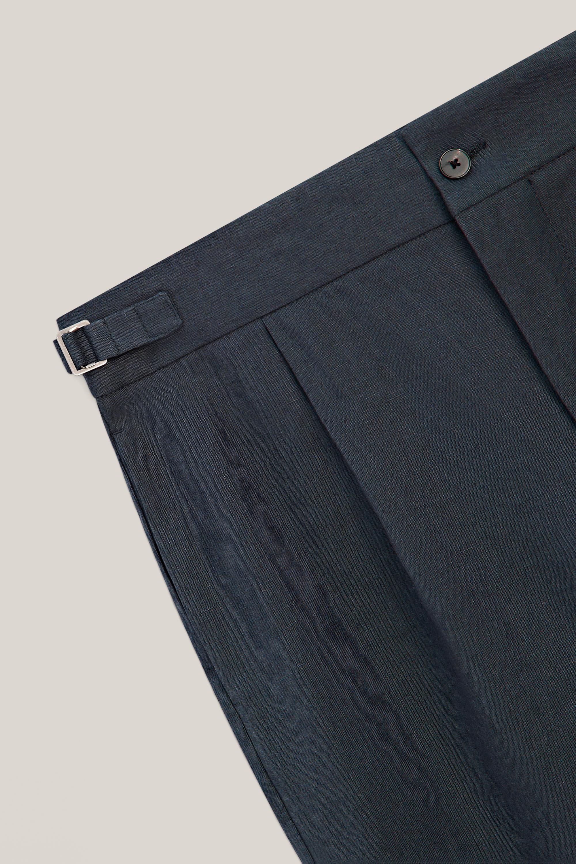 Bermuda à pinces total look lin - ÉDITION LIMITÉE