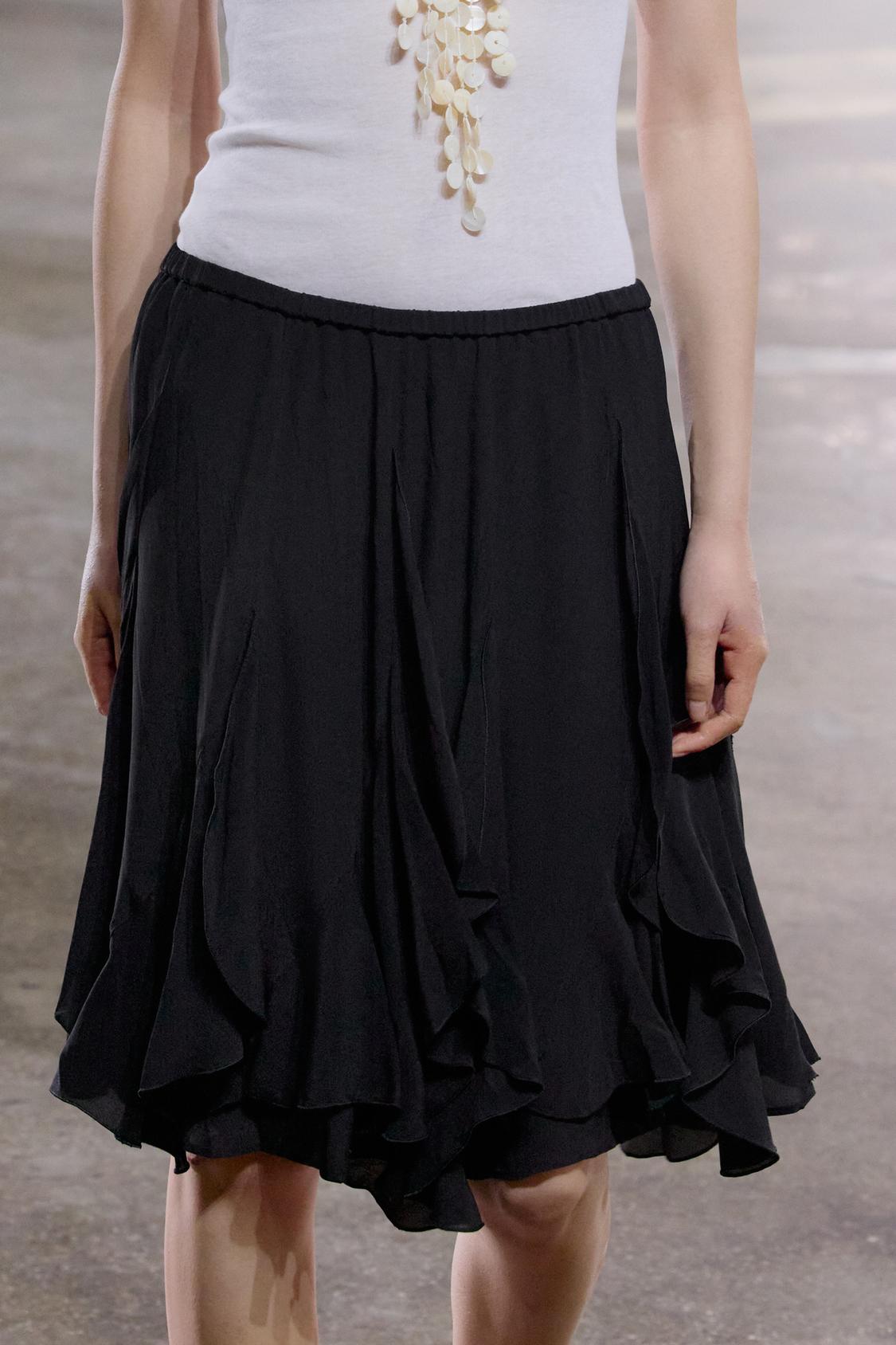 ZW COLLECTION RUFFLED SKIRT