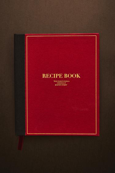 Zara CHRISTMAS RECIPE BOOK - Red