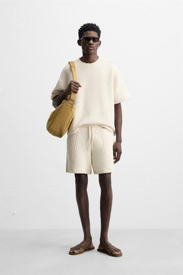 BERMUDA JOGGER RELAXED FIT - Beige de Zara - Imagen 0