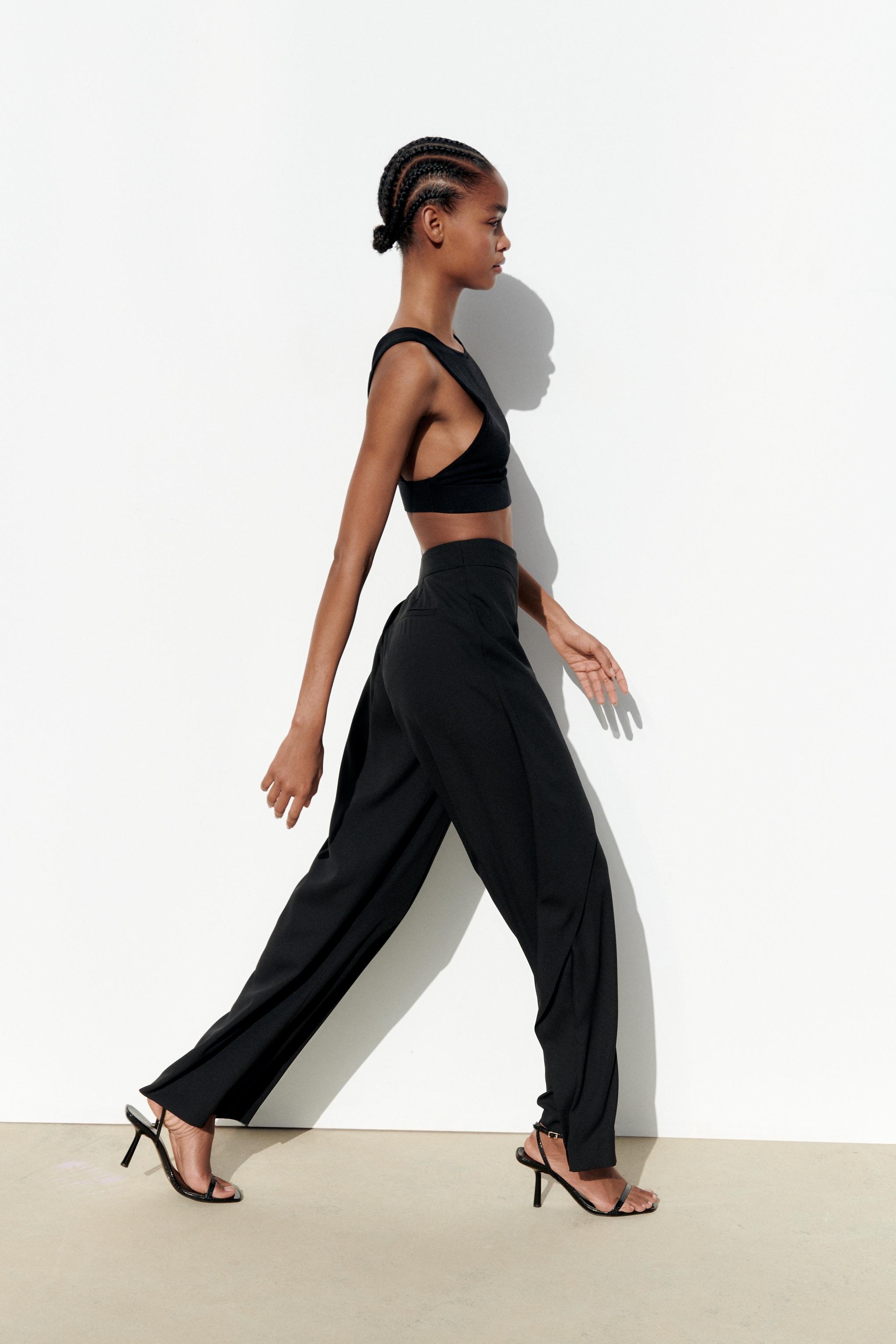 Wrap best sale trousers zara