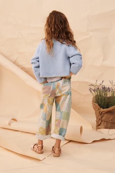 CROSS-STITCH EMBROIDERED FLOWER KNIT CARDIGAN LIMITED EDITION - Sky blue by Zara - Image 2