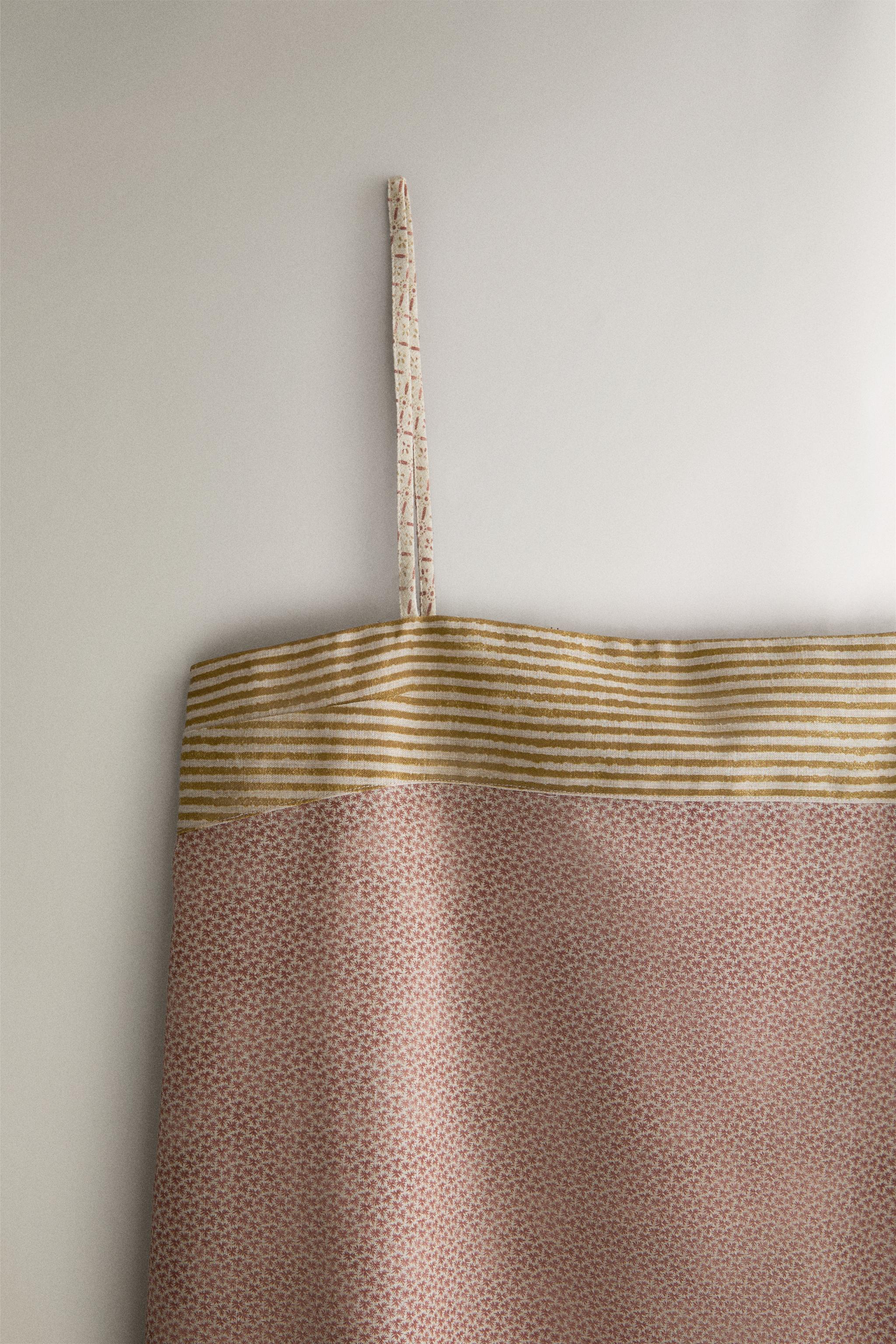 DRESS WITH CONTRAST PRINT | KATHARINE POLE — Beige
