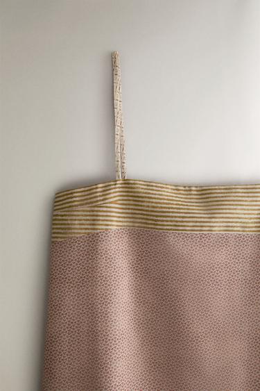DRESS WITH CONTRAST PRINT | KATHARINE POLE — Beige 2