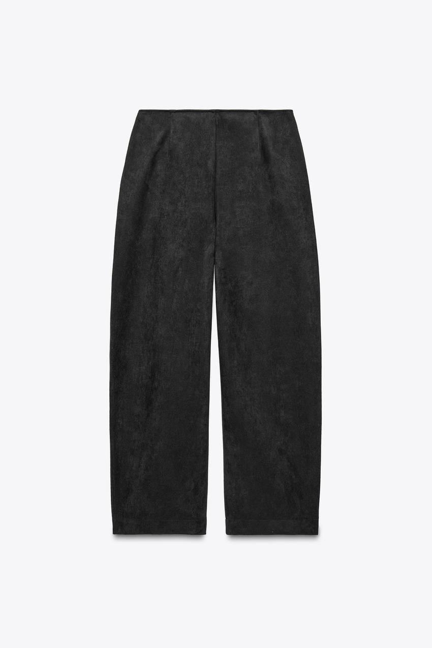 FAUX SUEDE PANTS