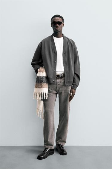 Zara RELAXED FIT POCKET JACKET - Anthracite grey - Image 0