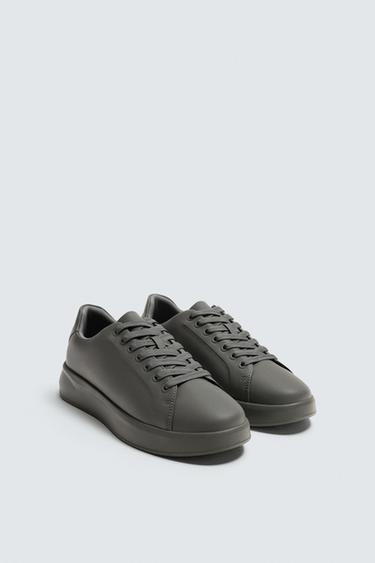 MONOCHROME CHUNKY TRAINERS - Grey by Zara