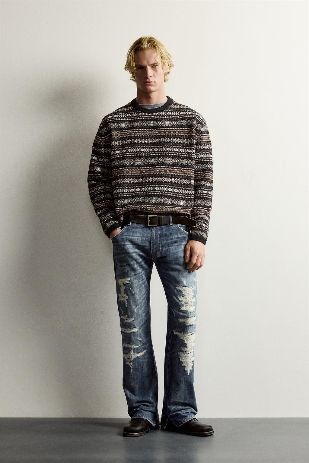 GEOMETRIC JACQUARD JUMPER