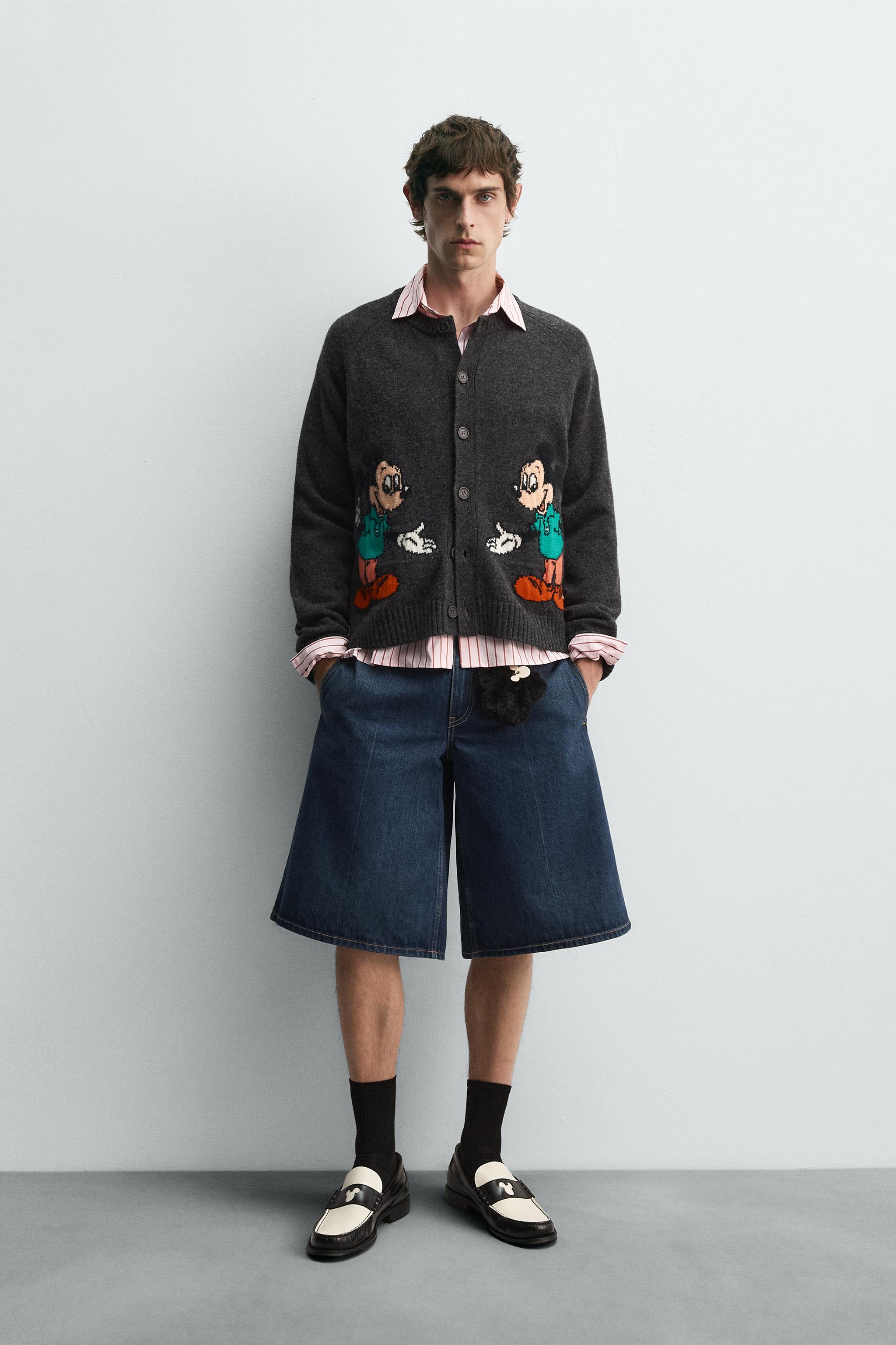 CARDIGAN EN LAINE MICKEY MOUSE HARRY LAMBERT FOR ZARA X DISNEY