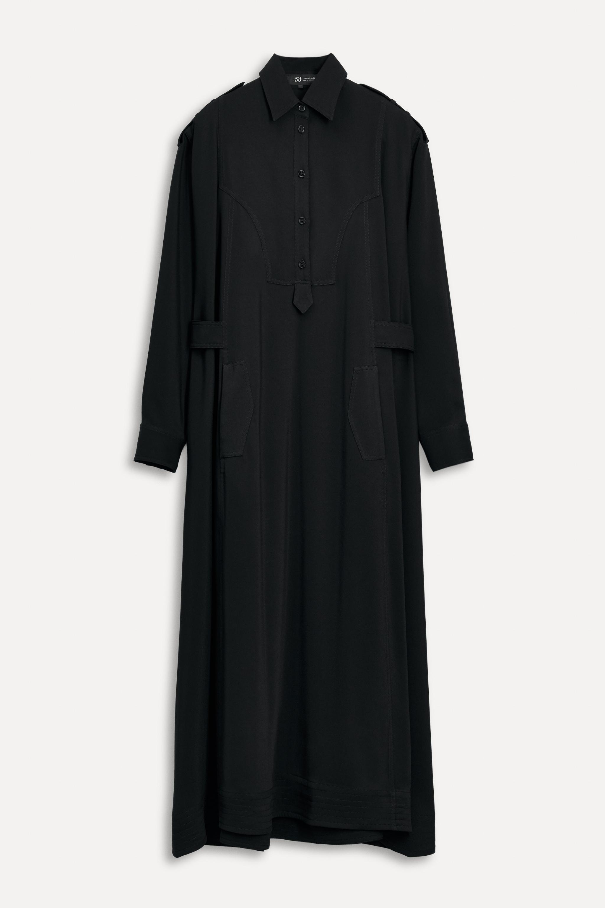 【ZARA】ベルト シャツワンピース 3410/514/800 ZARA】ベルト シャツワンピース 3410/514/800 (ZARA/ワンピース