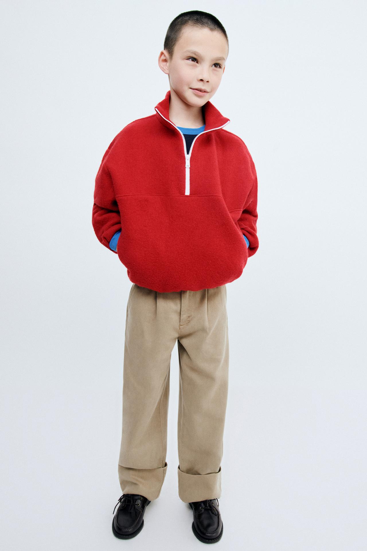 STORIESZ - FLUID WIDE-LEG PANTS — Beige