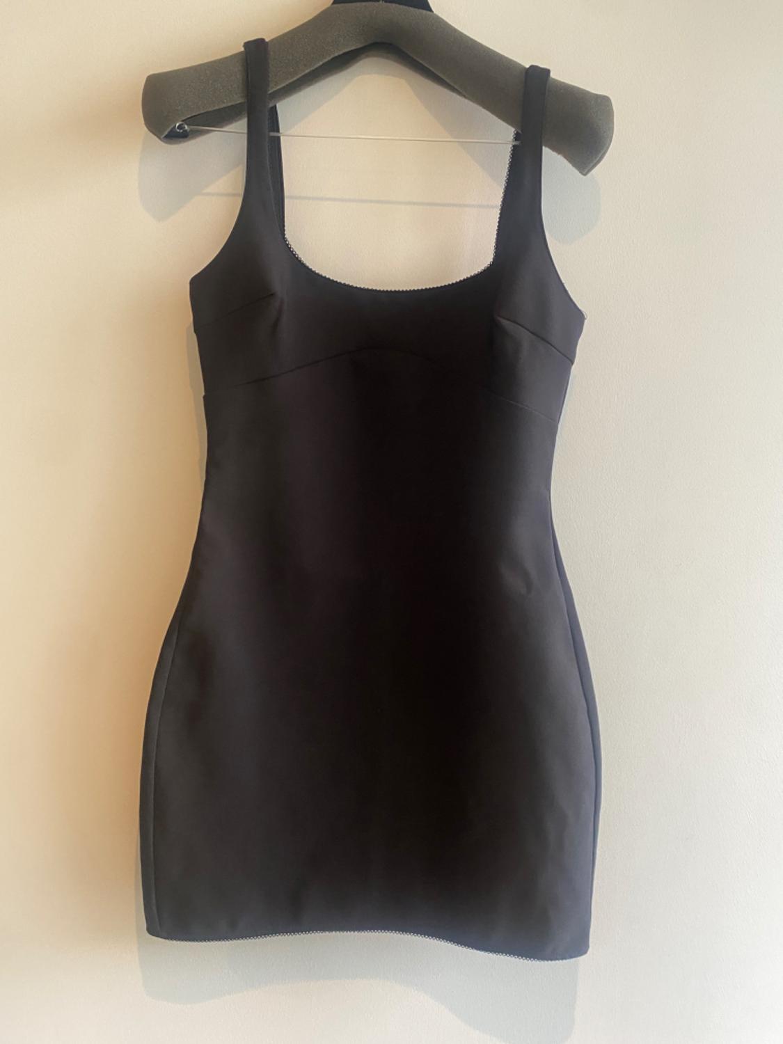 SHORT DRESS WITH LACE TRIM