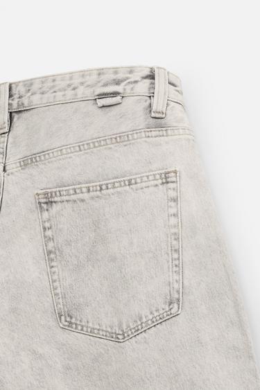 JEAN COUPE AMPLE - Gris de Zara - Image 9