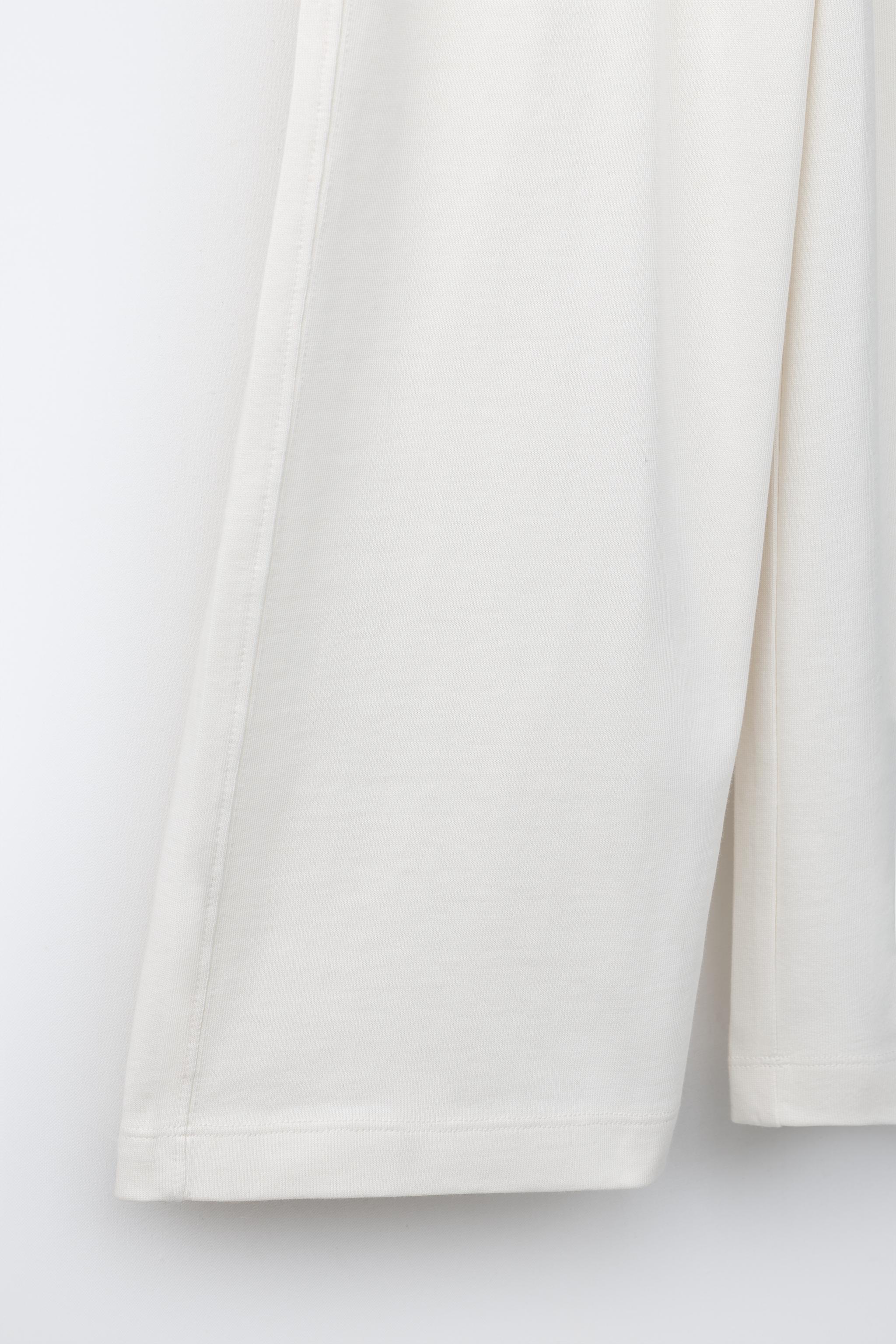 HEAVY JUMPER WIDE LEG PANTS