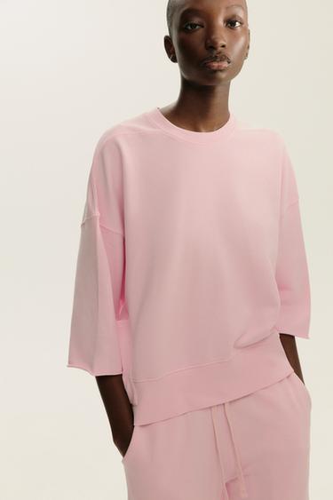 FADED SWEATSHIRT - Pink by Zara