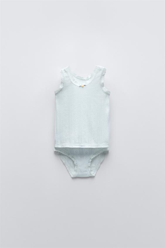 AGES 2-6 YEARS/T-SHIRT AND KNICKERS PACK - Blue | ZARA Saudi Arabia